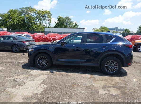 JM3KFBCL7H0215189 2017 MAZDA CX-5 Blue Вид задньої частини салону