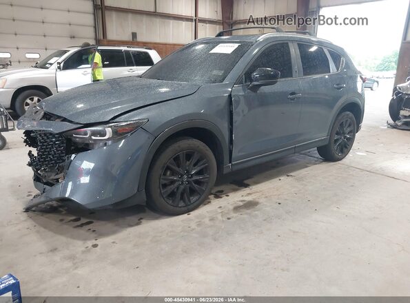 JM3KFBCL7R0491664 2024 MAZDA CX-5 Gray Առջևի ձախ երեք քառորդ տեսարան