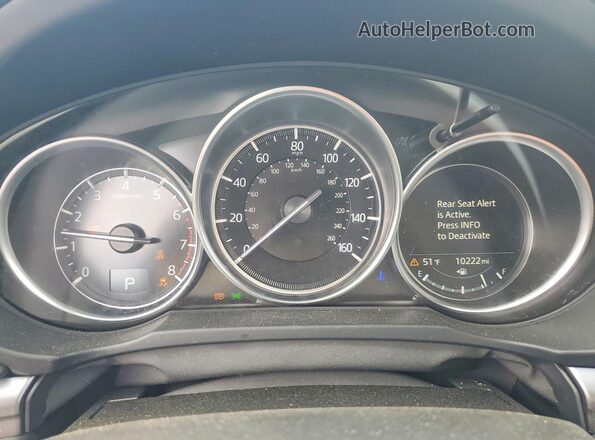 JM3KFBCL7S0628317 2025 MAZDA CX-5 White ხელსაწყოთა პანელის ხედი