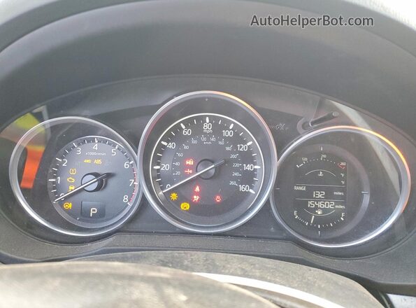 JM3KFBCL8H0107938 2017 MAZDA CX-5 Blue Instrument cluster view
