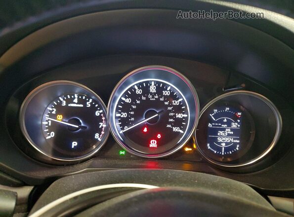JM3KFBCL8H0213595 2017 MAZDA CX-5 Черный Вид щитка приборов