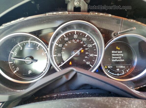 JM3KFBCL8R0474176 2024 MAZDA CX-5 Gray Вид щитка приладів