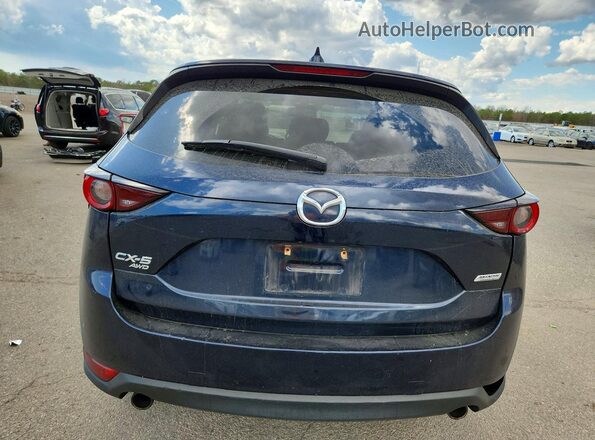JM3KFBCL9H0184639 2017 MAZDA CX-5 Blue Вид ззаду