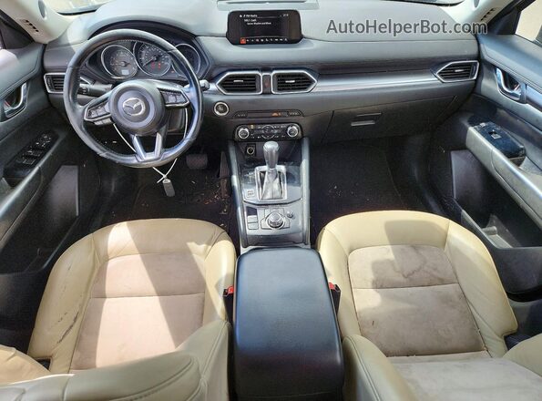 JM3KFBCL9H0184639 2017 MAZDA CX-5 Blue Вид панелі приладів