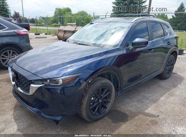 JM3KFBCL9R0435614 2024 MAZDA CX-5 Blue Առջևի ձախ երեք քառորդ տեսարան
