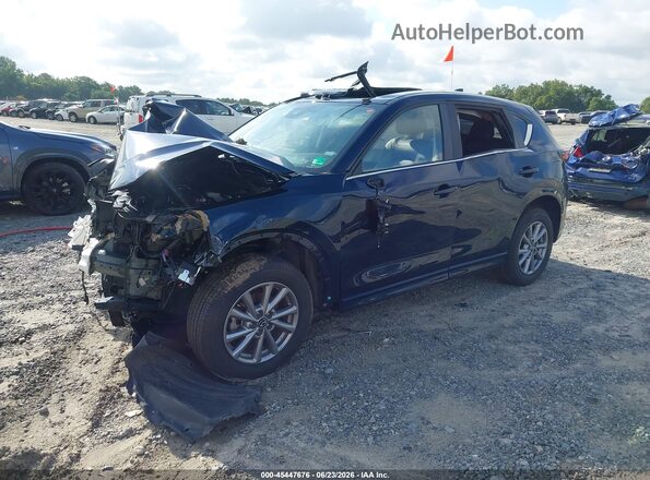 JM3KFBCL9S0693279 2025 MAZDA CX-5 Dark Blue Առջևի ձախ երեք քառորդ տեսարան