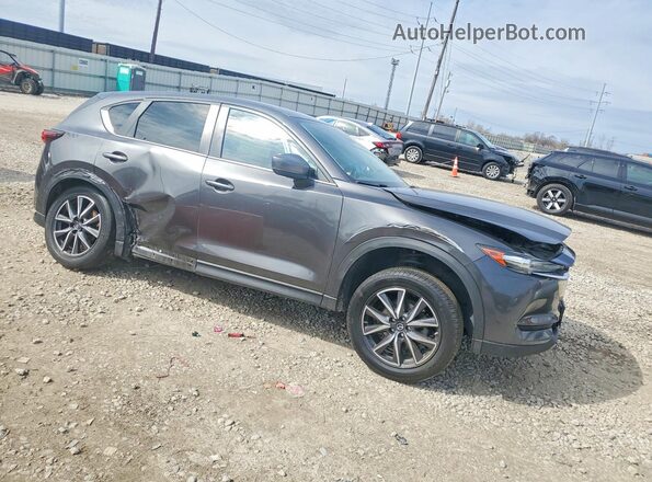 JM3KFBCM0J0325676 2018 MAZDA CX-5 Серый Передняя правая четверть