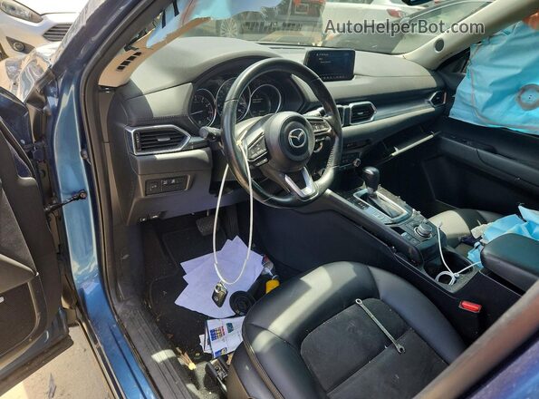JM3KFBCM0L0801539 2020 MAZDA CX-5 Blue Widok deski rozdzielczej