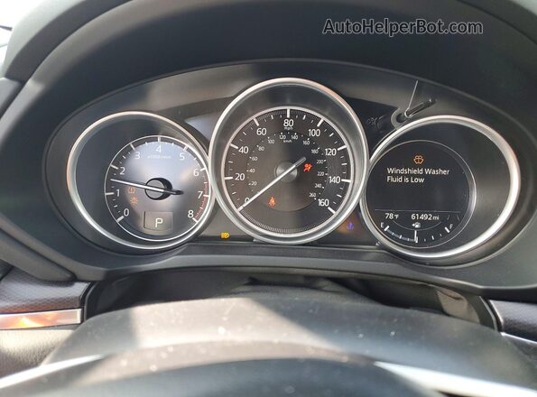 JM3KFBCM0N0635381 2022 MAZDA CX-5 Blue Instrument cluster view