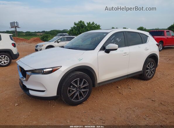 JM3KFBCM1J0466157 2018 MAZDA CX-5 White Vista tres cuartos delantera izquierda