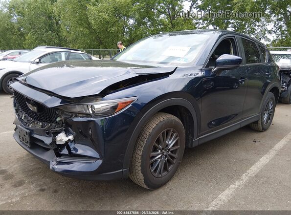 JM3KFBCM1L0733395 2020 MAZDA CX-5 Navy Передня ліва чверть