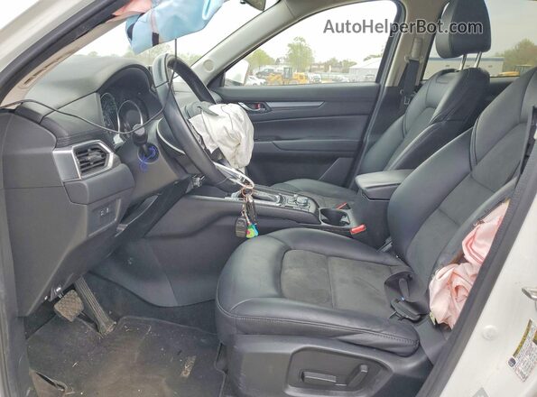 JM3KFBCM1L0840754 2020 MAZDA CX-5 White Widok wnętrza z przodu