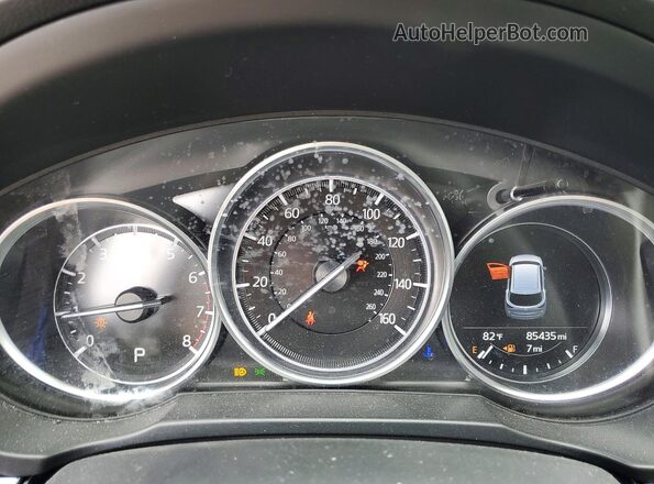 JM3KFBCM1L0840754 2020 MAZDA CX-5 White Widok zestawu wskaźników