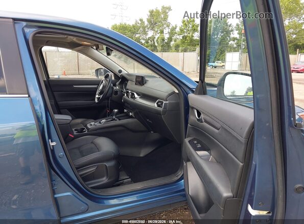 JM3KFBCM1L0863290 2020 MAZDA CX-5 Blue Widok wnętrza z przodu