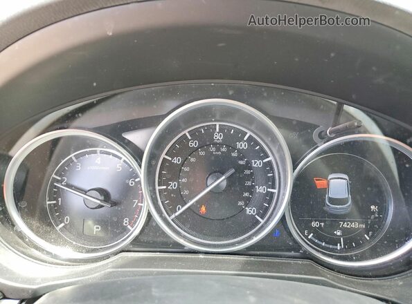 JM3KFBCM1L1721712 2020 MAZDA CX-5 White Widok zestawu wskaźników