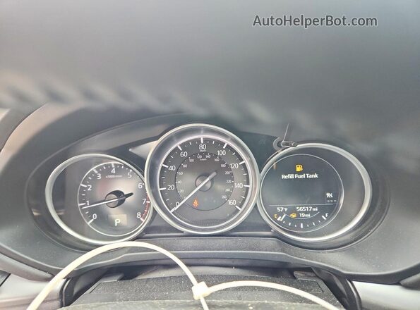 JM3KFBCM1M0369996 2021 MAZDA CX-5 Silver Widok zestawu wskaźników
