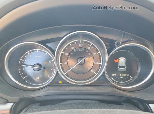 JM3KFBCM1M0375720 2021 MAZDA CX-5 Red Instrument cluster view