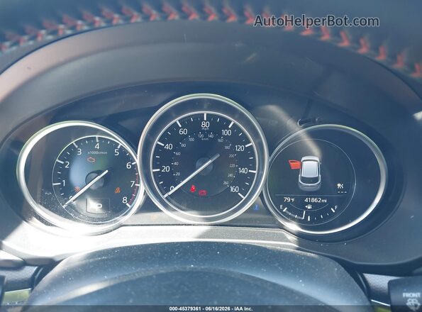 JM3KFBCM1M0379010 2021 MAZDA CX-5 Gray უკანა სავარძლების ხედი