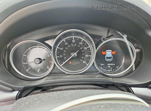 JM3KFBCM1M0389133 2021 MAZDA CX-5 Red Вид щитка приладів