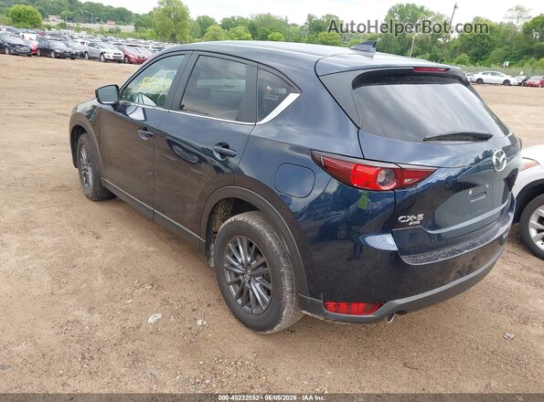 JM3KFBCM1M1423579 2021 MAZDA CX-5 Blue Trasero izquierdo