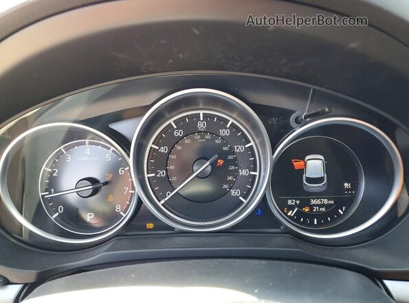 JM3KFBCM1N1611570 2022 MAZDA CX-5 Красный Вид щитка приборов