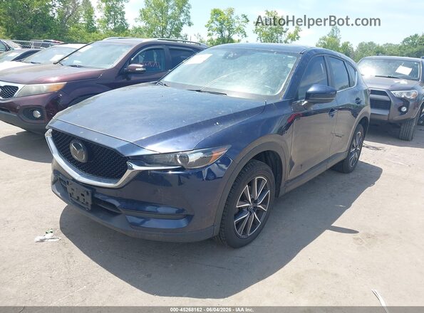 JM3KFBCM2J0400734 2018 MAZDA CX-5 Blue Передня ліва чверть
