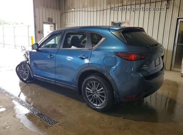JM3KFBCM2K0680981 2019 MAZDA CX-5 Blue Trasero izquierdo