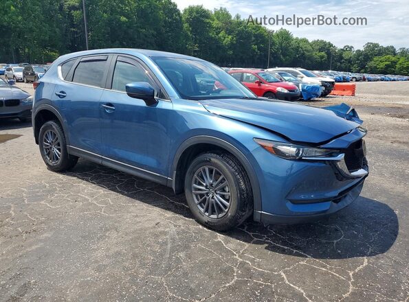 JM3KFBCM2K0680981 2019 MAZDA CX-5 Blue Delantero derecho