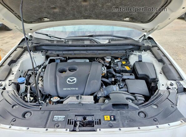 JM3KFBCM2L0798594 2020 MAZDA CX-5 White Vista del compartimento del motor