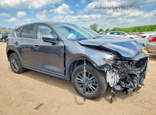 JM3KFBCM2L0844103 2020 MAZDA CX-5 Blue Передня права чверть