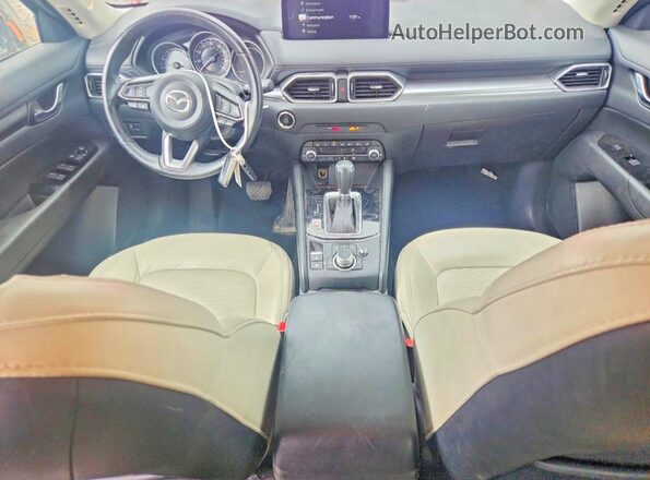 JM3KFBCM2N0566872 2022 MAZDA CX-5 Burgundy Вид панелі приладів