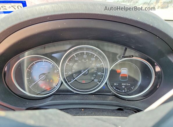 JM3KFBCM2N0595983 2022 MAZDA CX-5 Burgundy Vista del cuadro de instrumentos