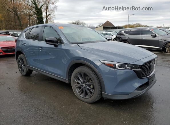 JM3KFBCM2N1551900 2022 MAZDA CX-5 Blue Delantero derecho