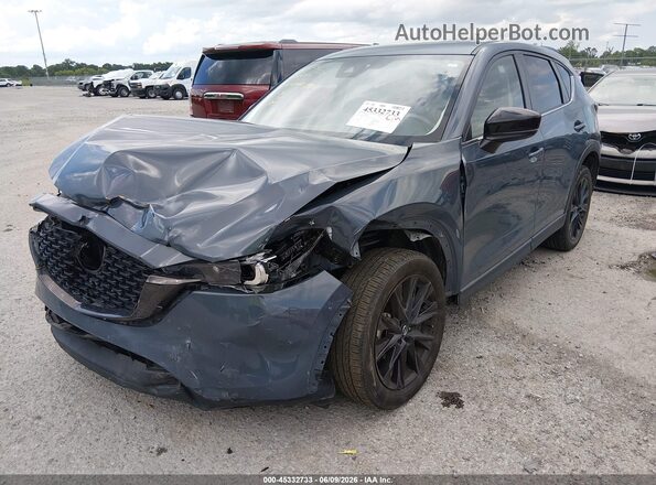 JM3KFBCM2N1582077 2022 MAZDA CX-5 Gray Առջևի ձախ երեք քառորդ տեսարան