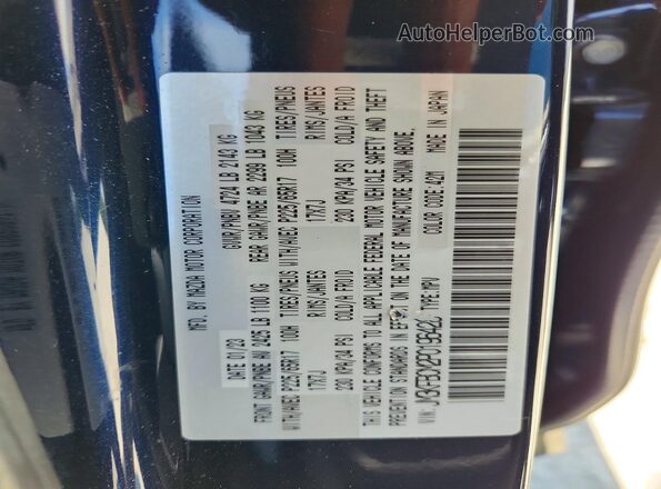 JM3KFBCM2P0196428 2023 MAZDA CX-5 Blue Շարժիչի բաժամունքի տեսք