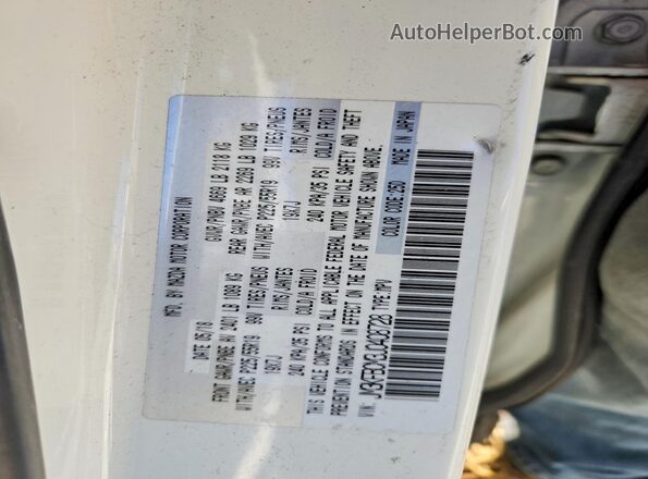 JM3KFBCM3J0408728 2018 MAZDA CX-5 White VIN sticker view