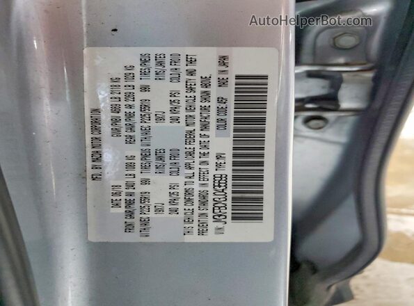 JM3KFBCM3J0435699 2018 MAZDA CX-5 Silver VIN sticker view