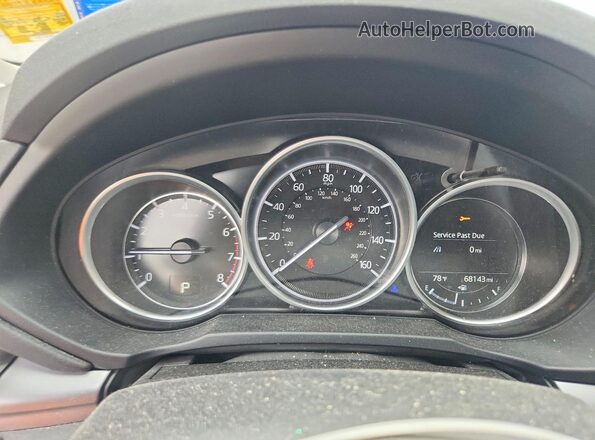 JM3KFBCM3L0853117 2020 MAZDA CX-5 Black Вид щитка приладів