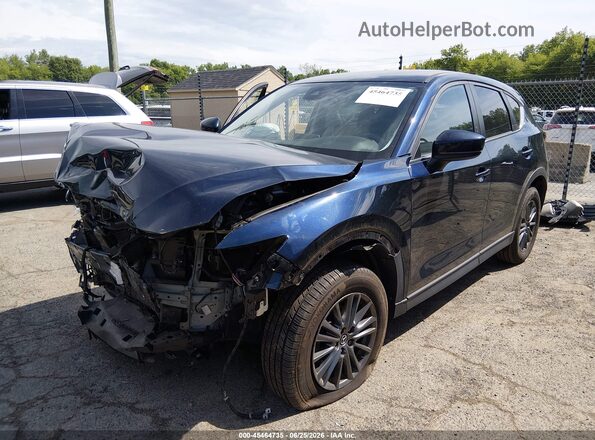 JM3KFBCM3L0867986 2020 MAZDA CX-5 Blue წინა მარცხენა ხედი სამი მეოთხედიდან