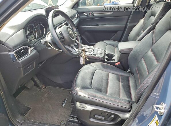 JM3KFBCM3N0646732 2022 MAZDA CX-5 Blue Widok wnętrza z przodu