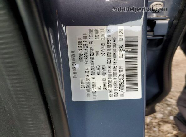 JM3KFBCM3N0646732 2022 MAZDA CX-5 Blue Widok naklejki z numerem VIN