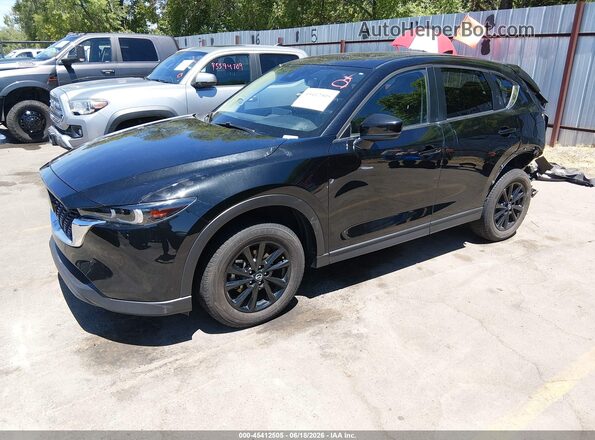JM3KFBCM3P0169240 2023 MAZDA CX-5 Black წინა მარცხენა ხედი სამი მეოთხედიდან