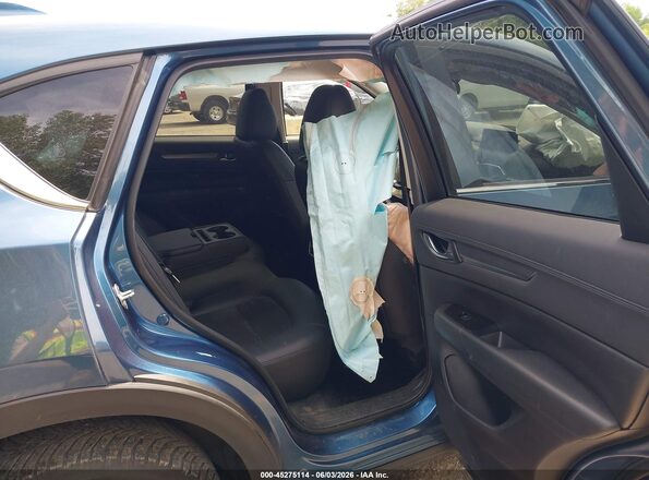 JM3KFBCM4L0730409 2020 MAZDA CX-5 Blue VIN კოდის სტიკერის ხედი