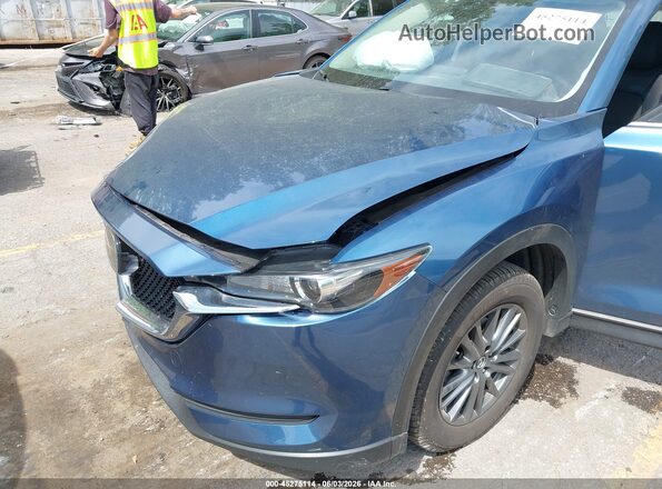 JM3KFBCM4L0730409 2020 MAZDA CX-5 Blue წინა ხედი