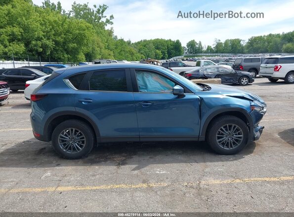 JM3KFBCM4L0730409 2020 MAZDA CX-5 Blue უკანა სალონის ხედი