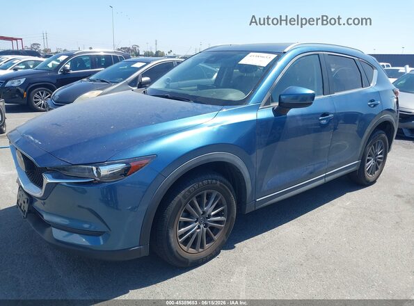 JM3KFBCM4M0442438 2021 MAZDA CX-5 Blue Передня ліва чверть