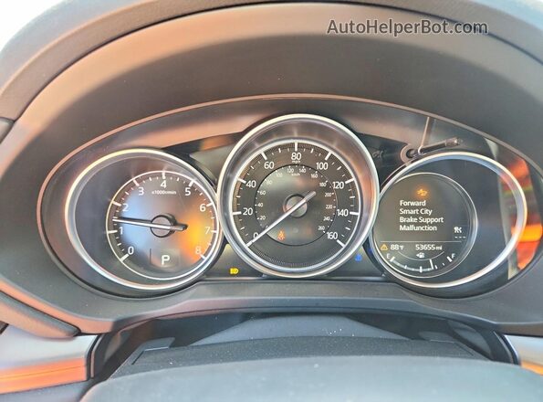 JM3KFBCM4M0484401 2021 MAZDA CX-5 Black Widok zestawu wskaźników