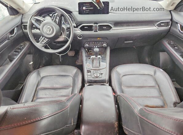 JM3KFBCM4N0584953 2022 MAZDA CX-5 Blue Widok deski rozdzielczej