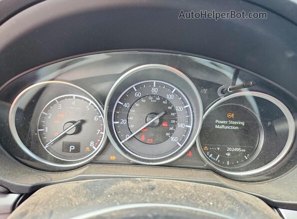JM3KFBCM5J0347480 2018 MAZDA CX-5 Gray Instrument cluster view