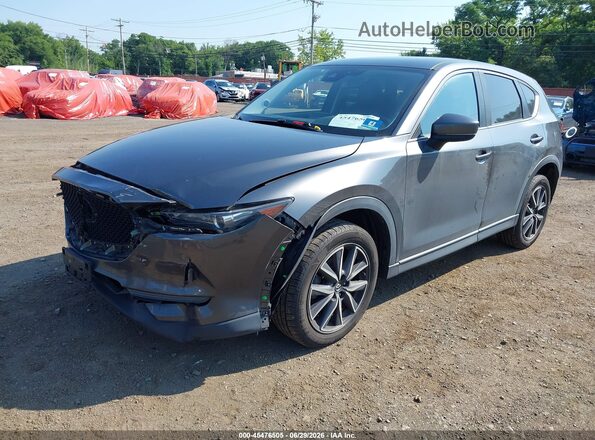 JM3KFBCM5J0446963 2018 MAZDA CX-5 Gray წინა მარცხენა ხედი სამი მეოთხედიდან